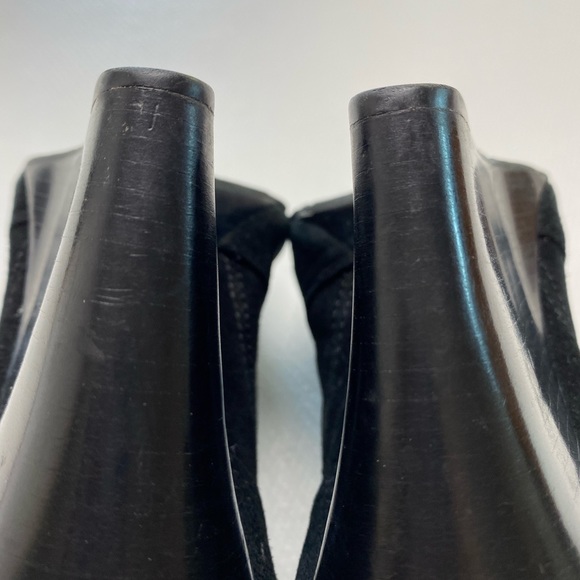 Tory Burch Adrienne Wedge Boots/Booties in Black Suede Size 8 EUC - Picture 13 of 16